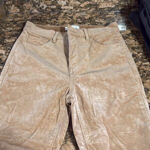 Loft tan corduroy pants
